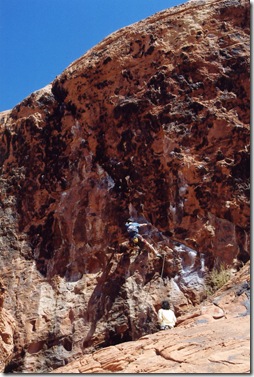 Hyper classic Yaak crack at Red Rocks