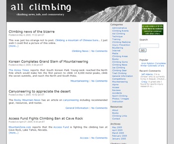 All Climbing - May 2005