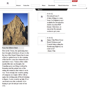 Alpinist - September 2002