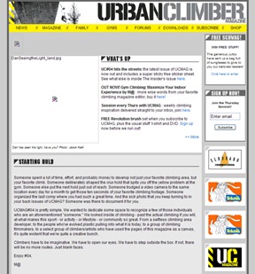 Urban Climber - May 2005